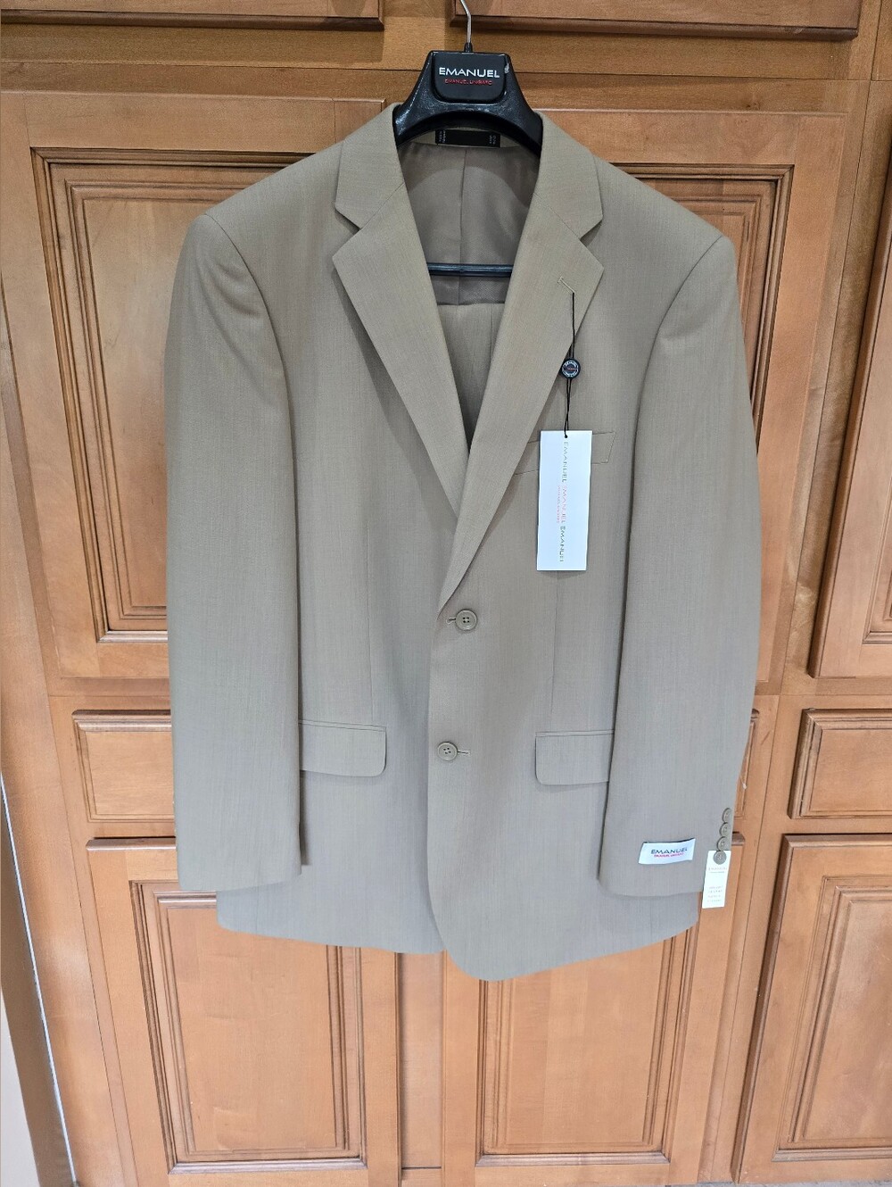 Emanuel Ungaro men's 2-piece suit Tan